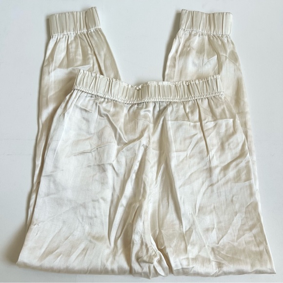 ZARA Satin Effect Joggers - Picture 13 of 16